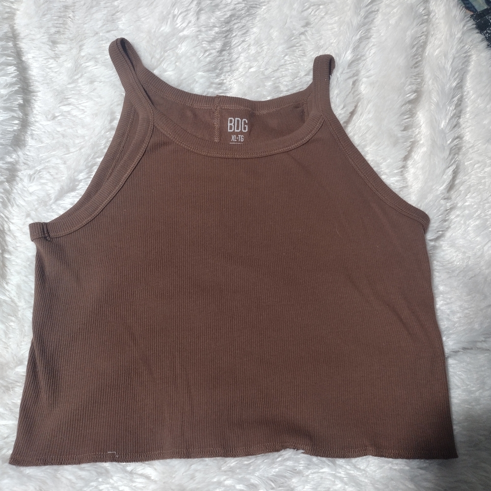 BDG/ Urban  Outfitters/Ribbed Women's Tank Top Brown/ SZ XL/ NWOT